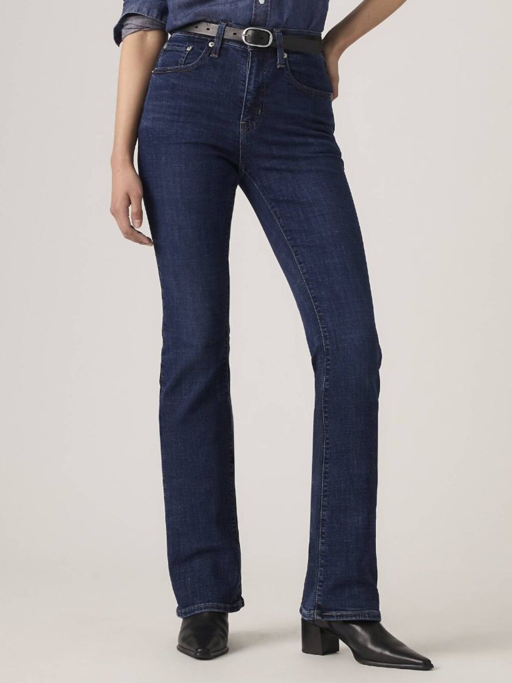 Levi's Dark Wash High Rise Bootcut Jeans